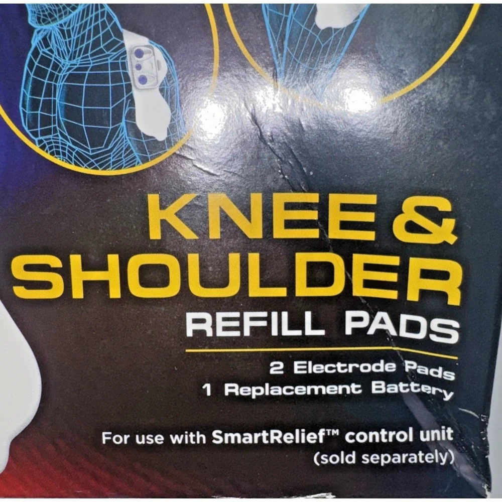 Icy Hot Smart Relief TENS Knee Shoulder Refill Pads 2 Electrodes NOS Discontinue